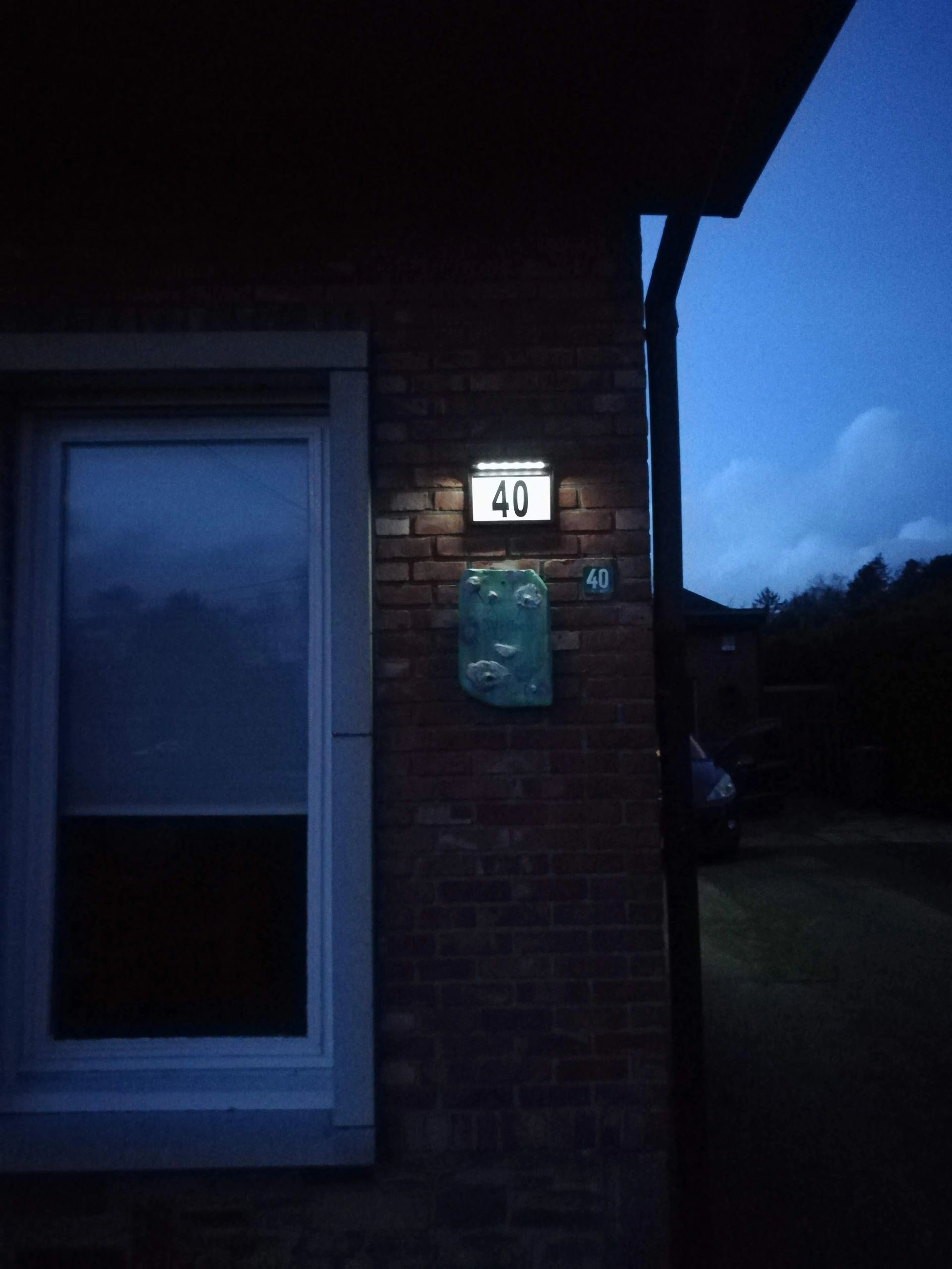 Solar Huisnummer Eta op zonne energie inclusief nummers