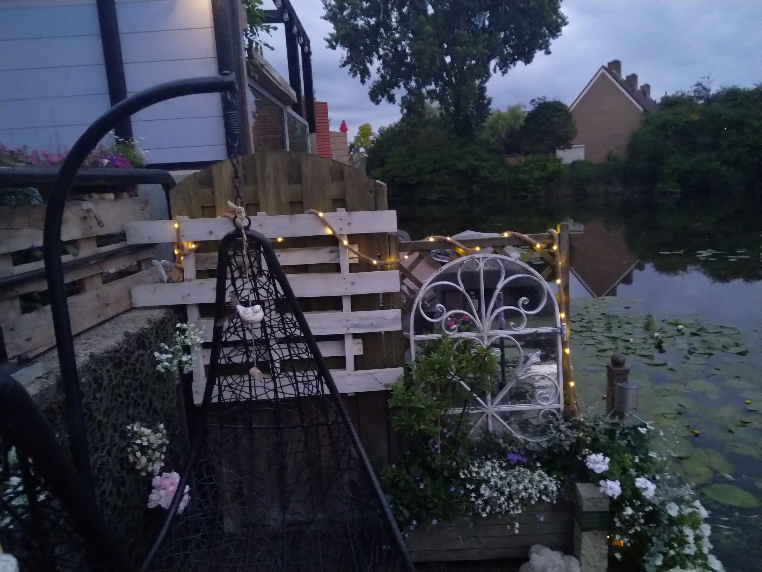 Solar lichtsnoer Manilla met 60 warm witte leds - 4,5 meter