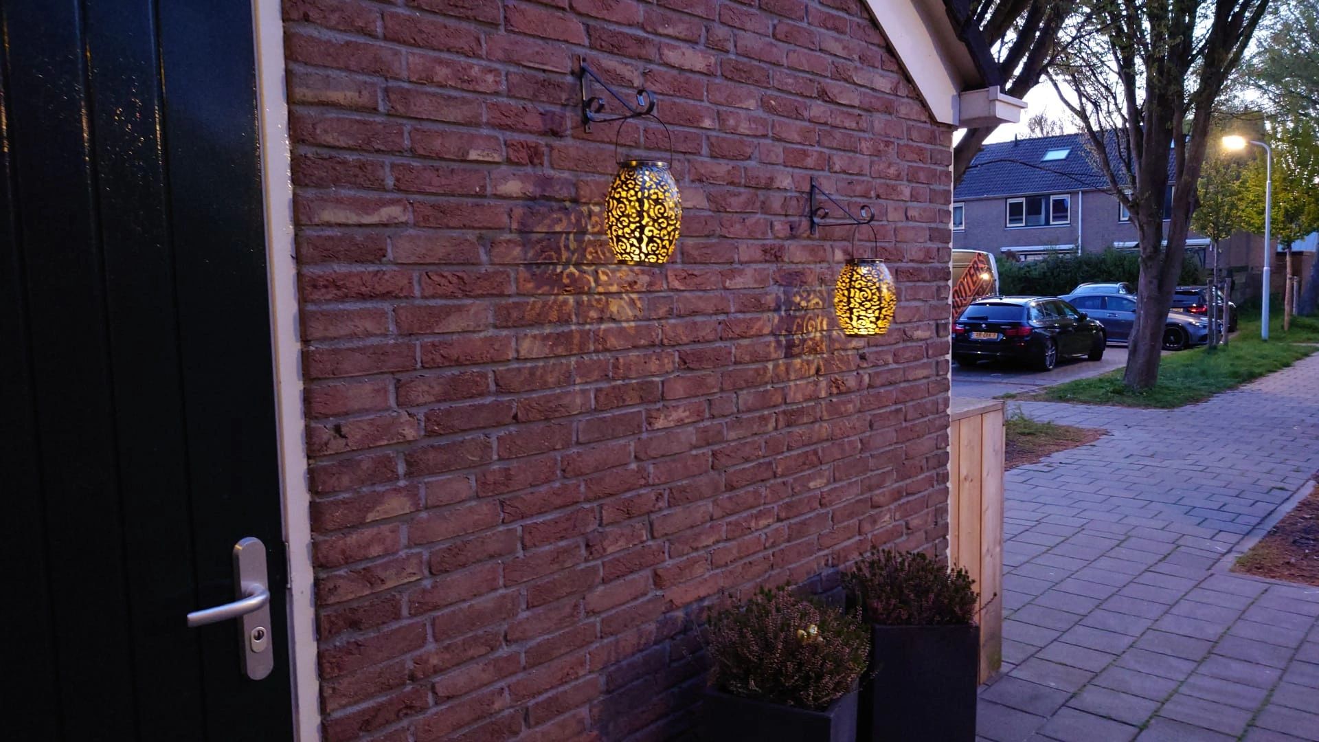 Voordeelset Solar LED tafellamp Agadir 2 stuks op zonne-energie met mooi lichteffect