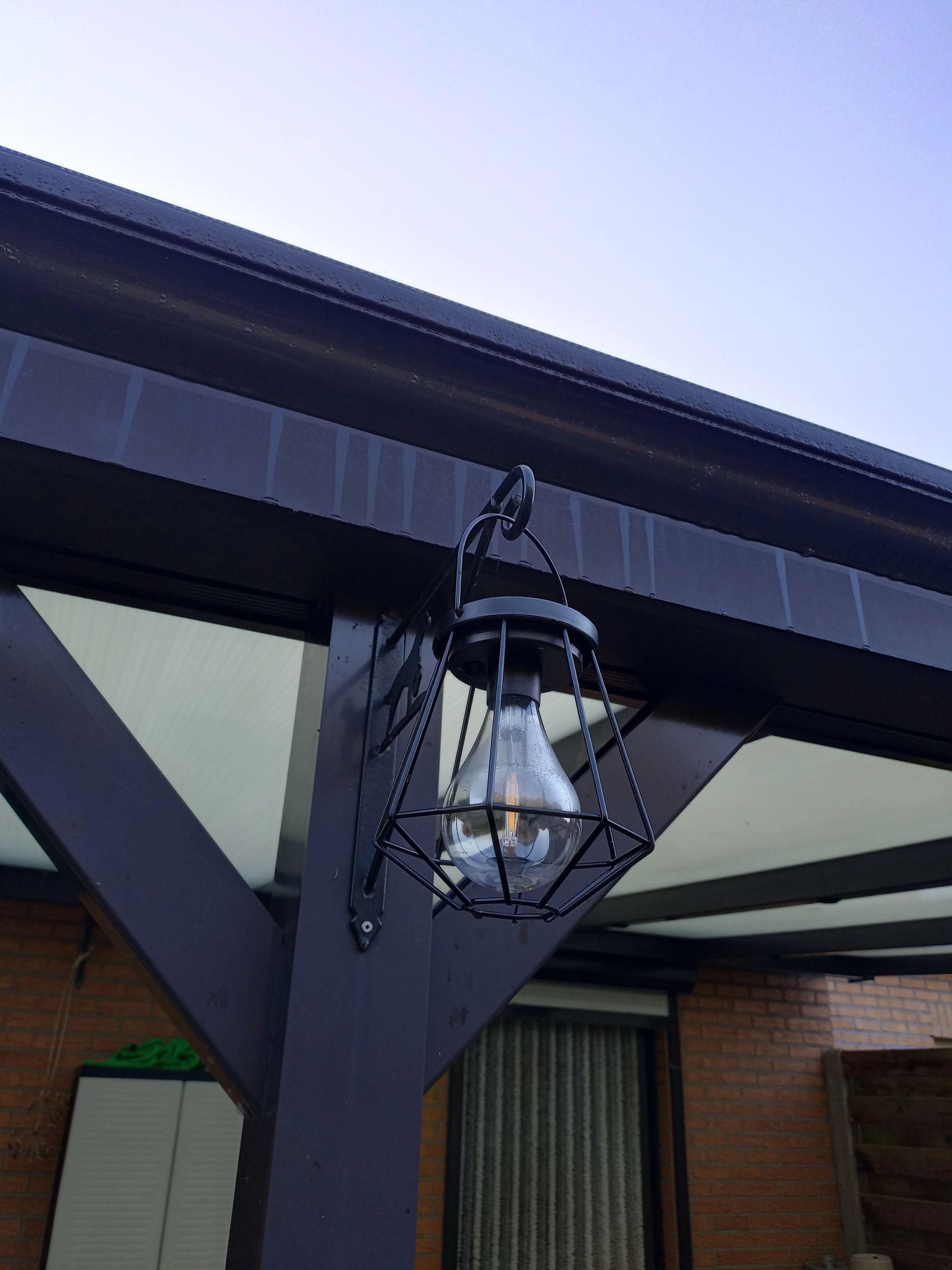 Solar LED lamp Vogue zwarte buitenlamp op zonne energie