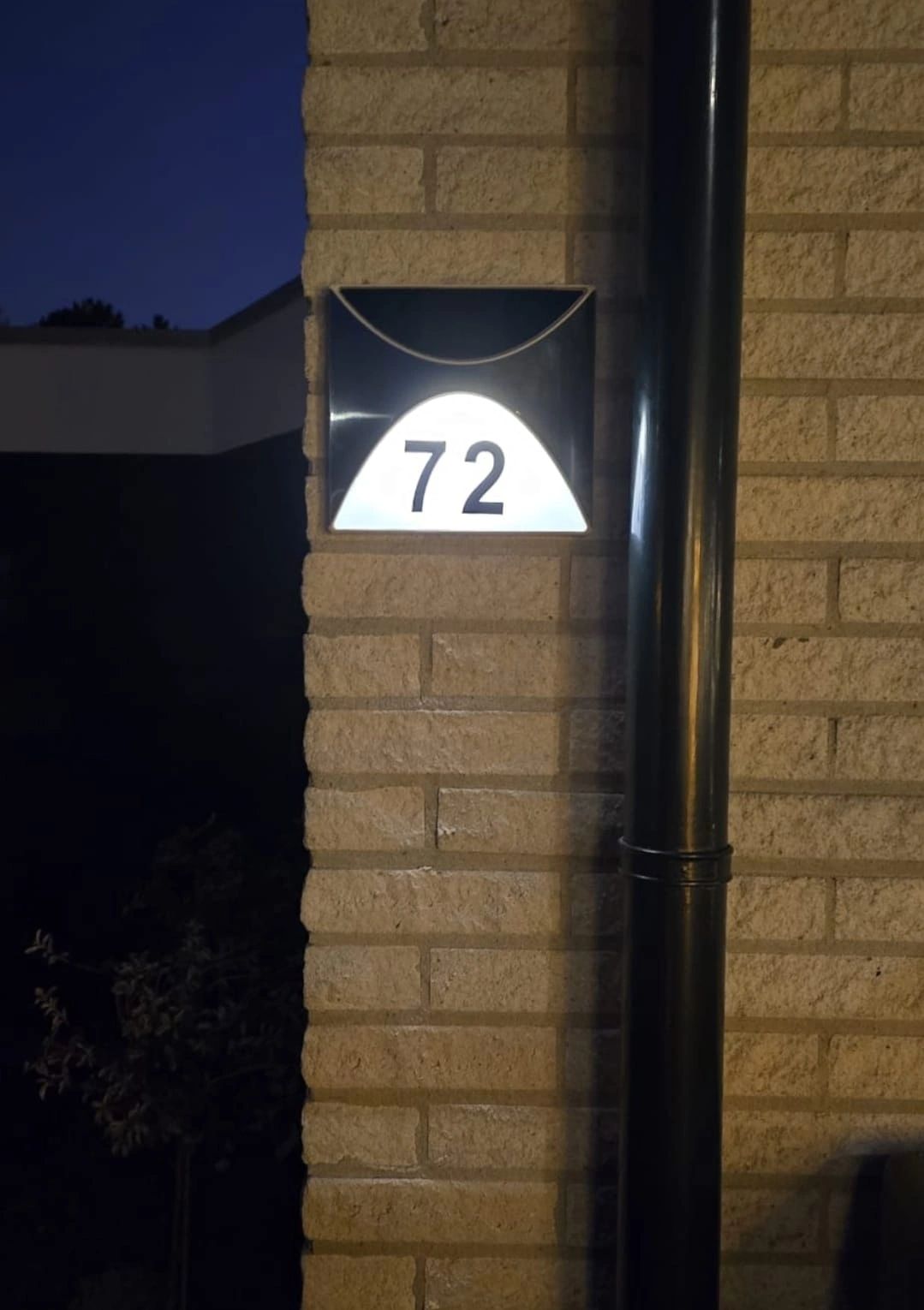 Solar Huisnummer Tau op zonne energie inclusief nummers