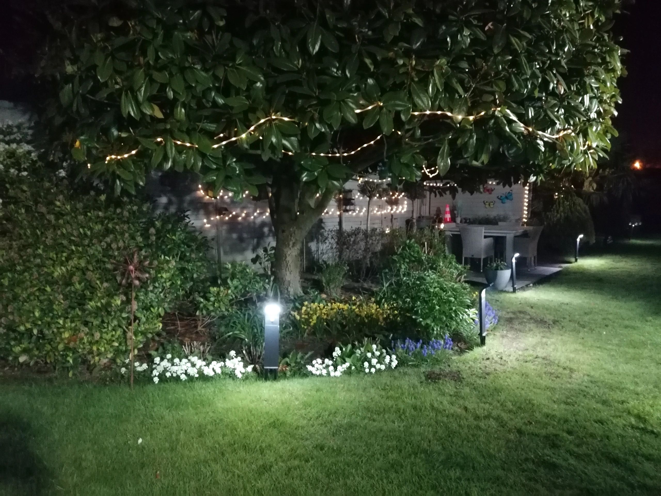 Solar lichtslang Rope met los solarpaneel Buiten ledstrip op zonne energie