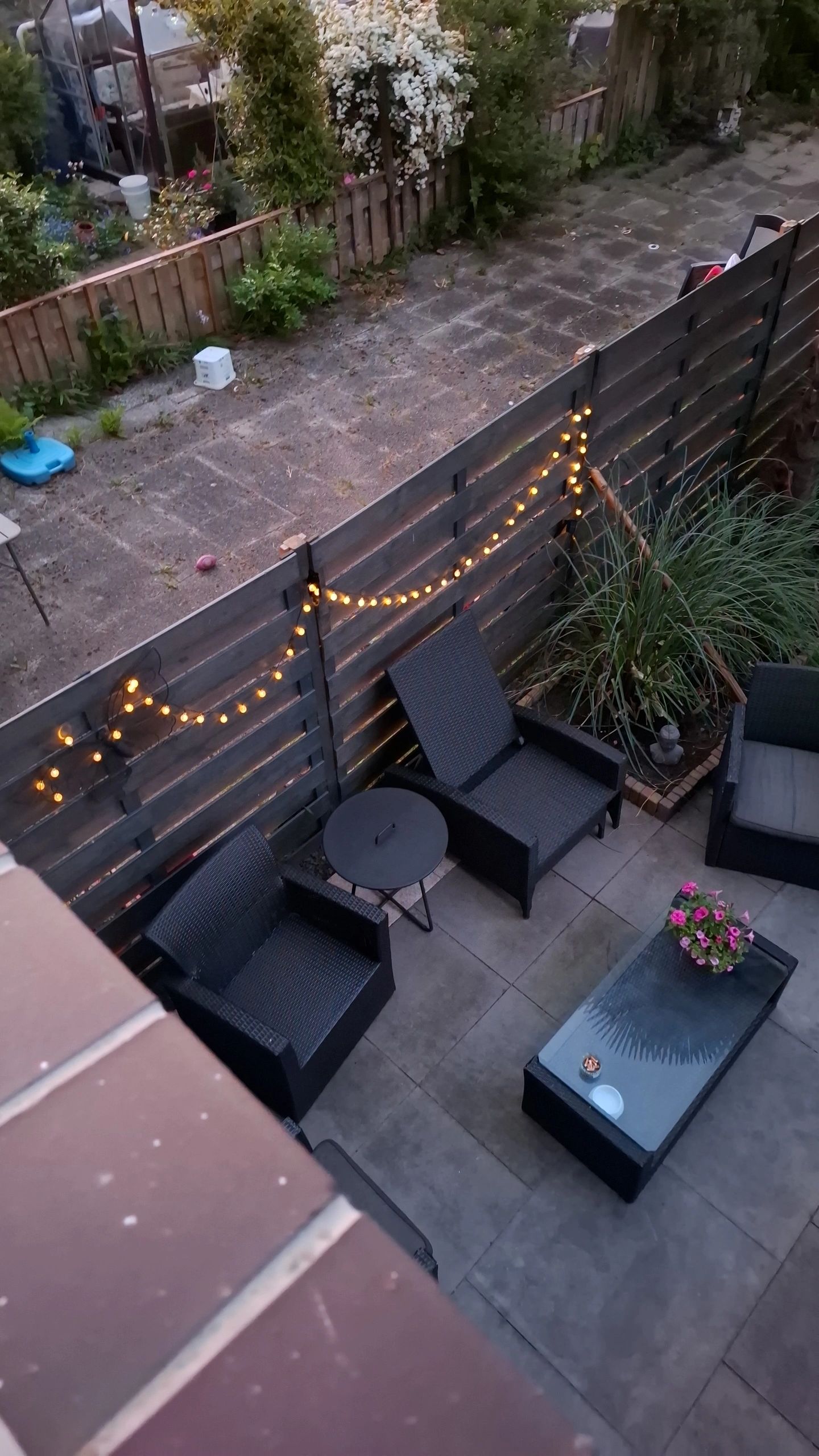 Solar lichtslinger Bubble met 50 warm witte led lampen