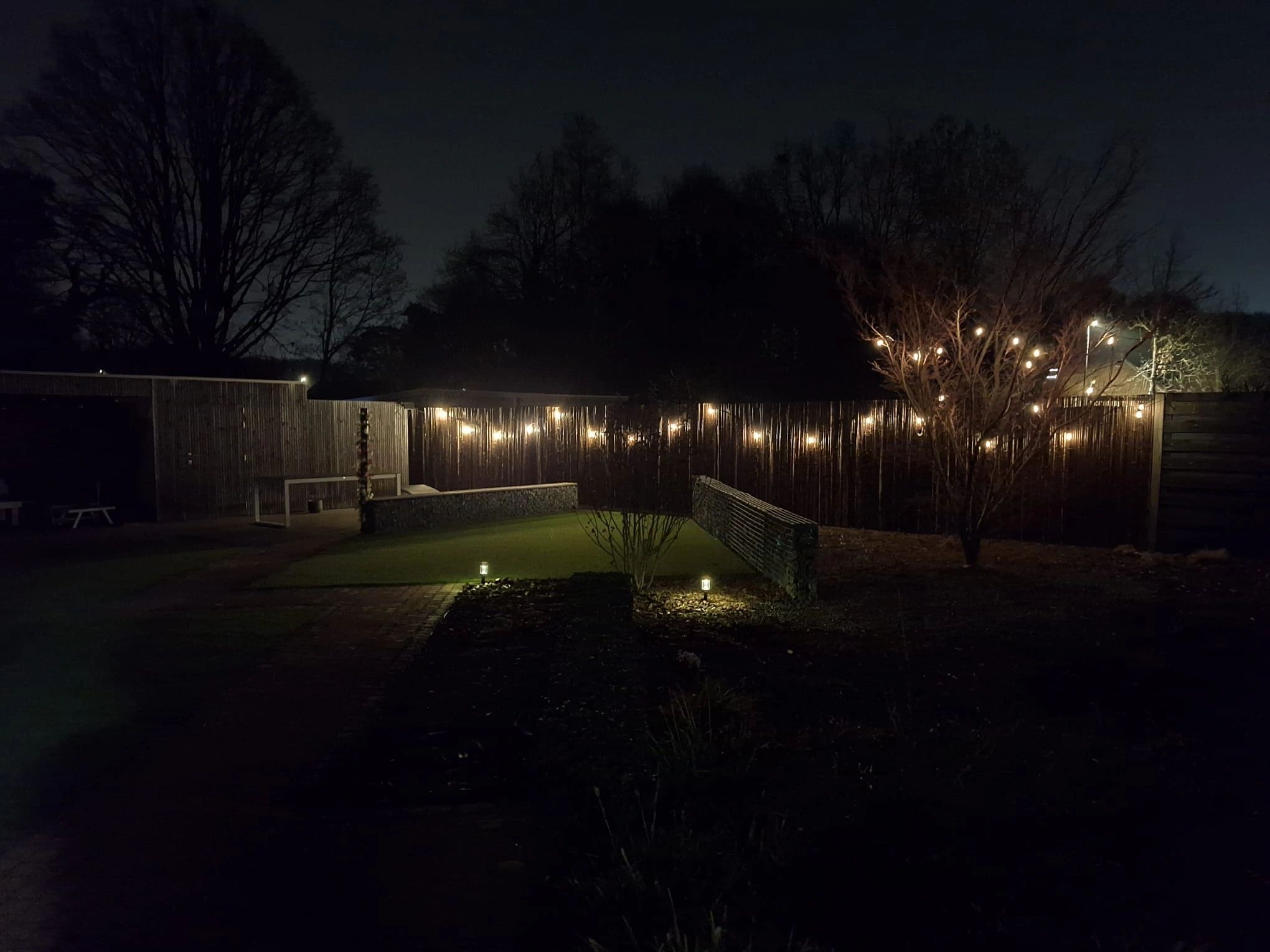 Solar lichtslinger Chain | Met 50 warm witte led filament lampen