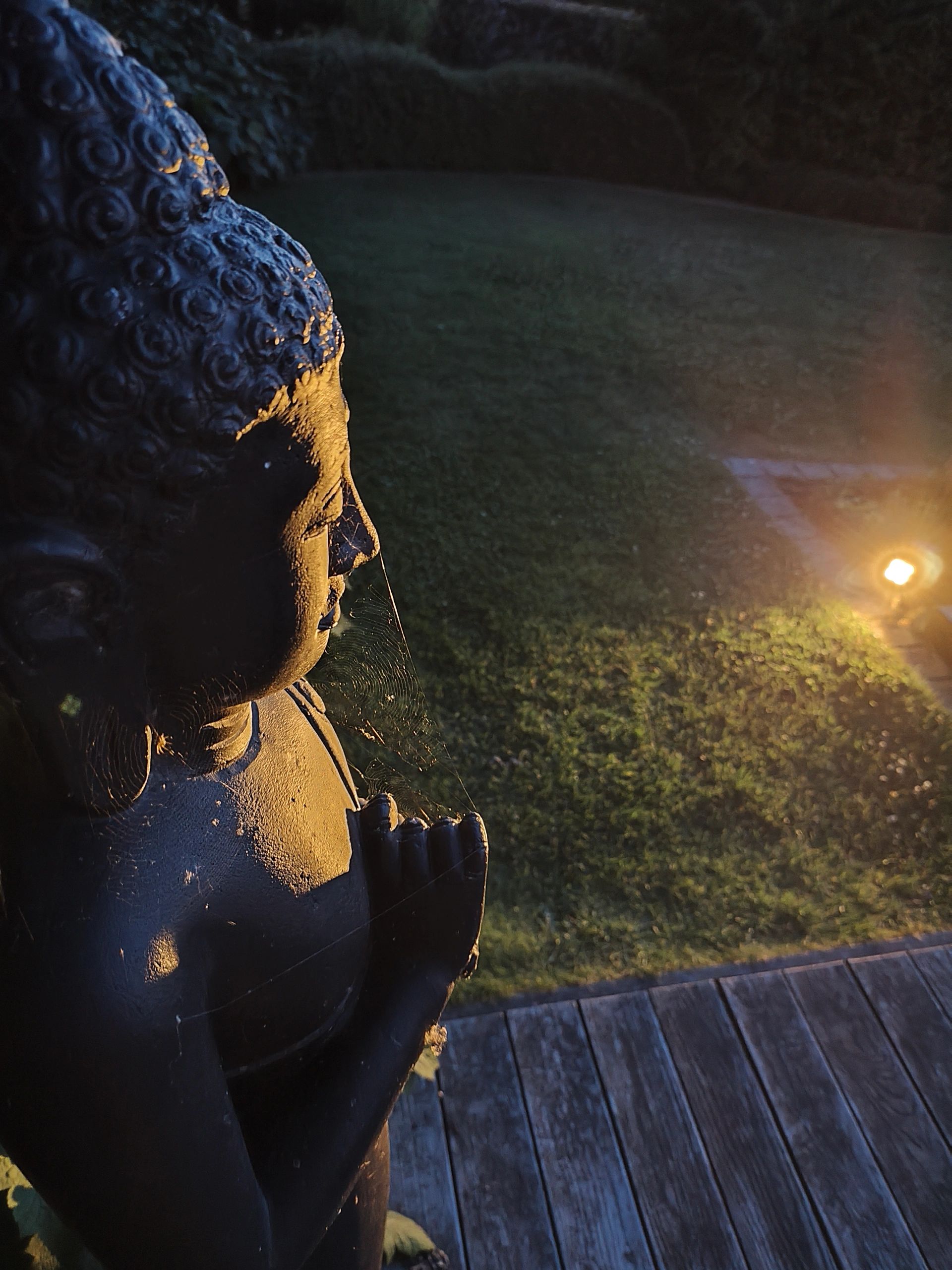 Solar spot Highlight voor wandmontage of grondspies warm wit voordeelset 4