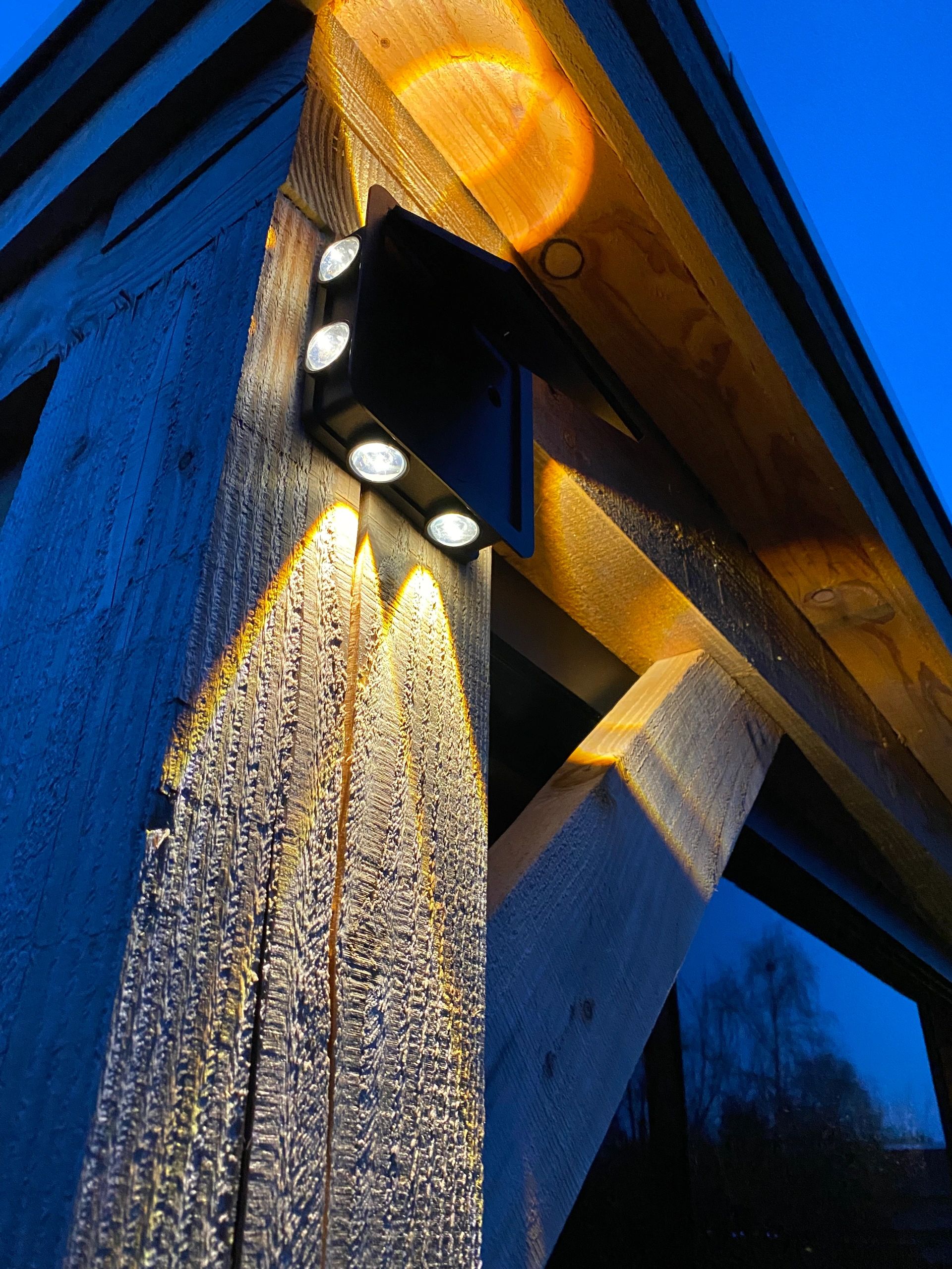 Solar wandlamp Newton warm wit licht