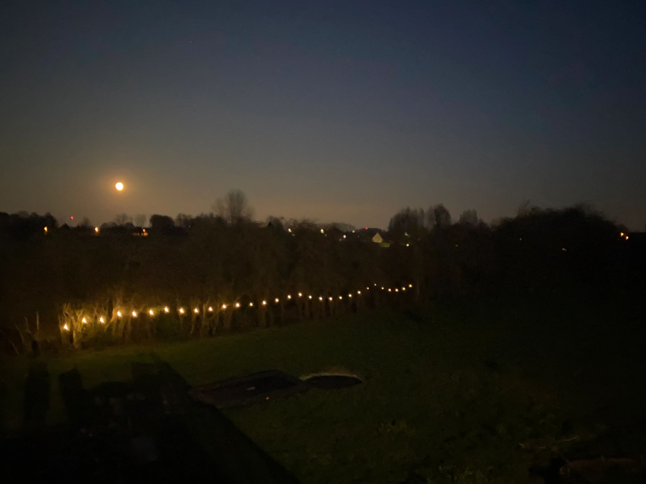 Solar lichtslinger Chain met 15 led filament lampen