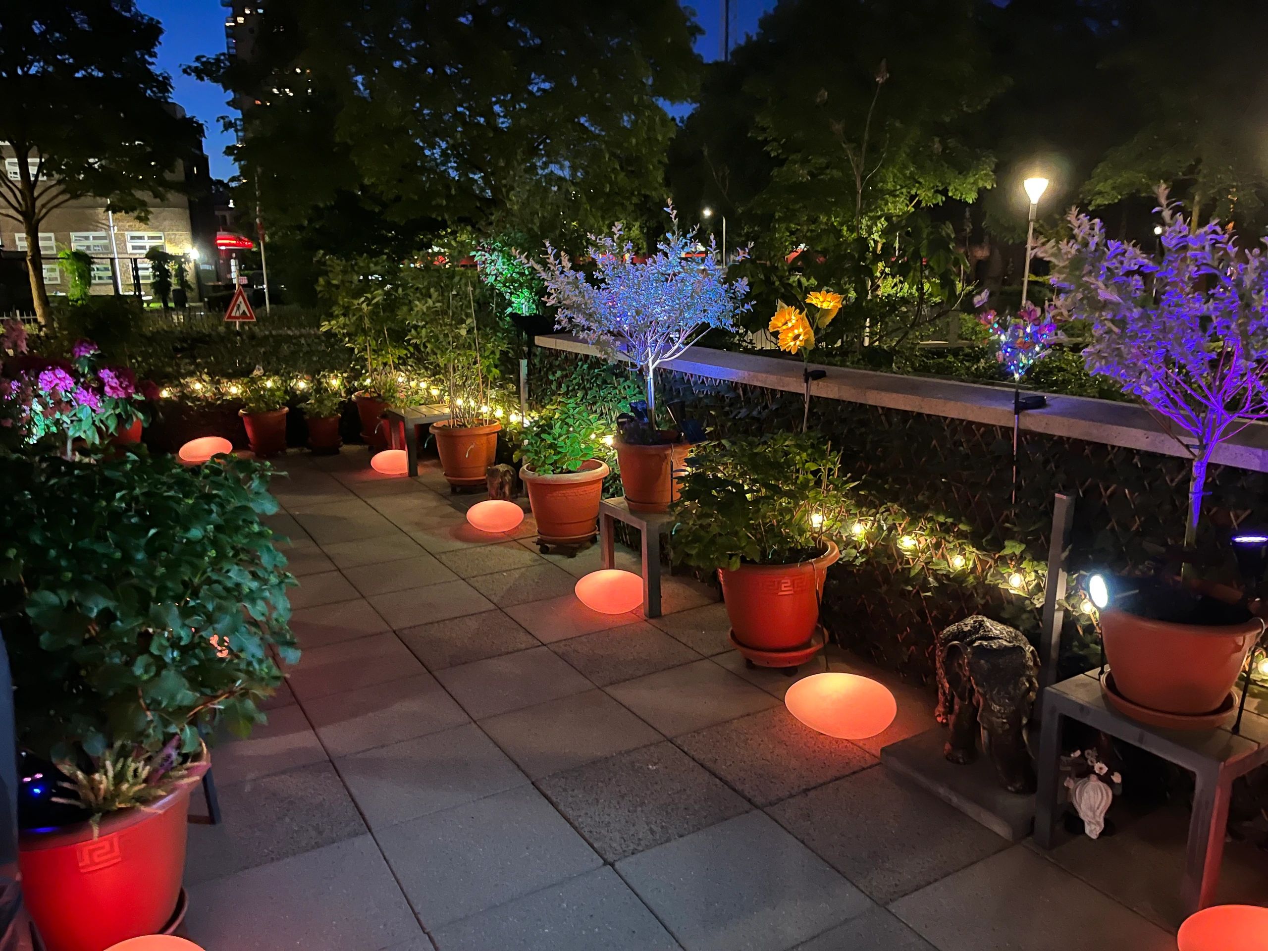 Solar lichtslinger Chain met 25 led filament lampen