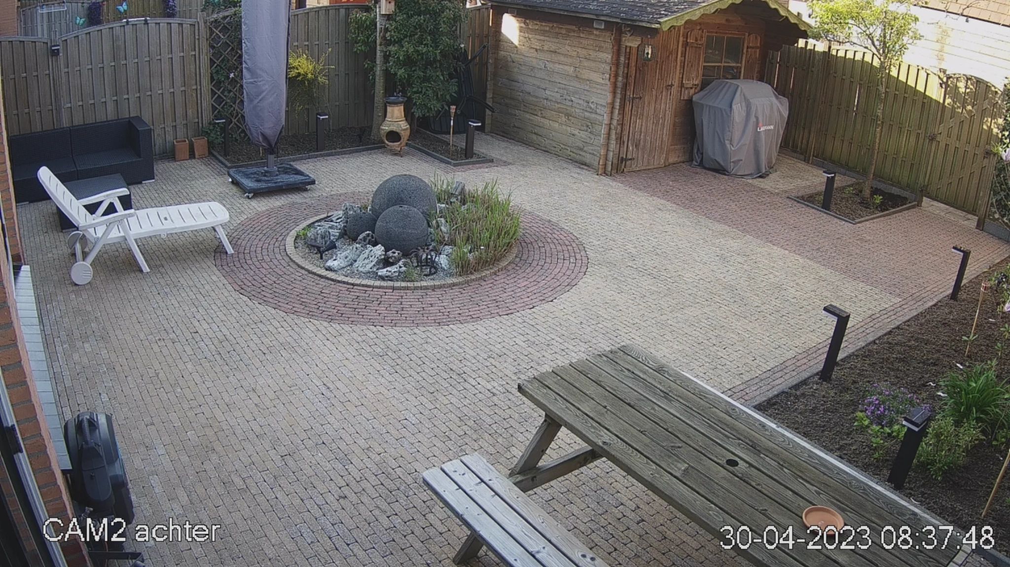 Solar LED staande lamp Oslo met bewegingssensor