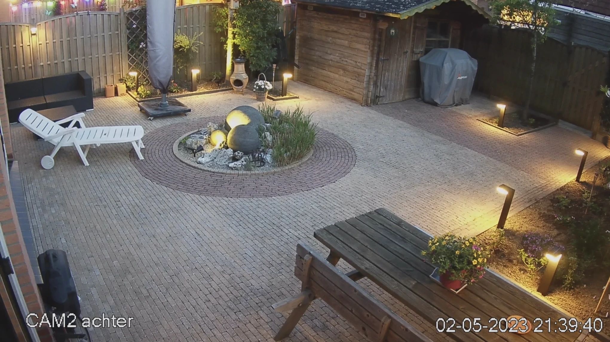 Solar LED staande lamp Oslo met bewegingssensor