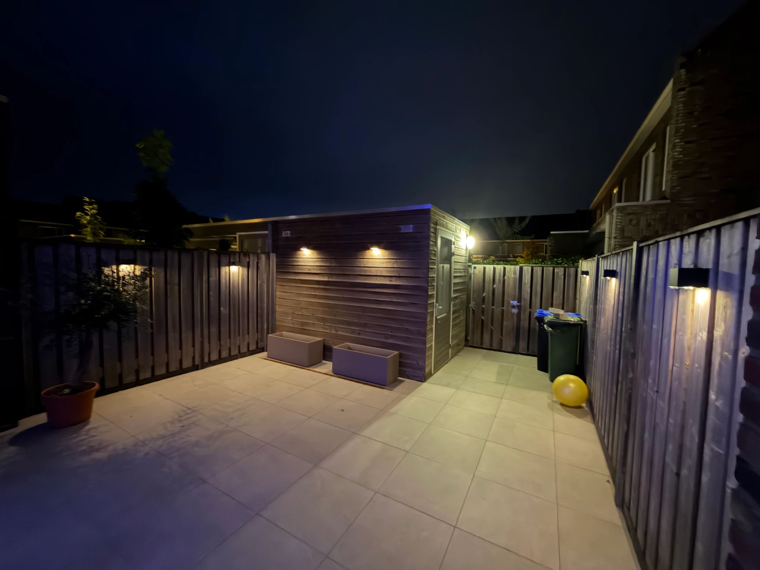 Solar LED wandlamp op zonne energie Sven recht - Voordeelset van 2 stuks