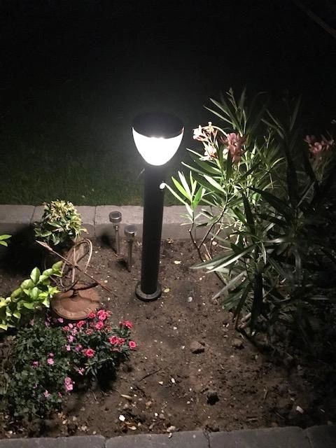 Solar staande lamp Spiez met bewegingssensor