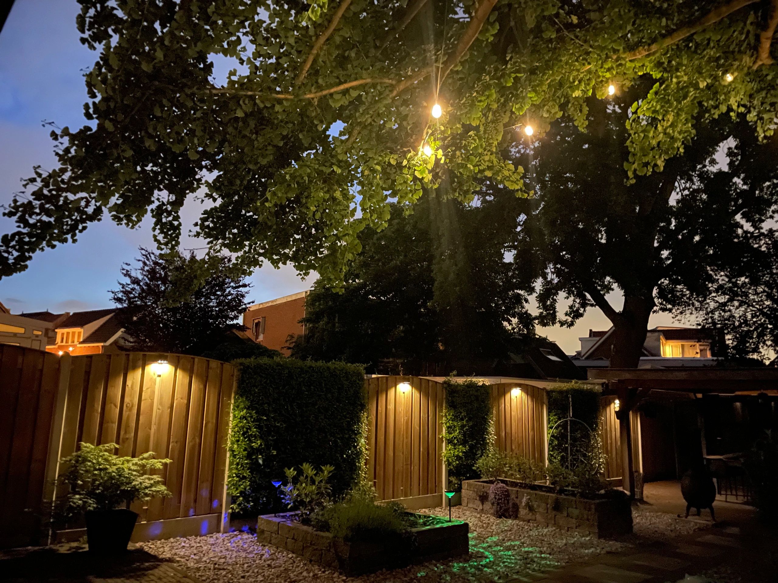 Solar LED wandlamp op zonne energie Sven rond - Voordeelset van 2 stuks