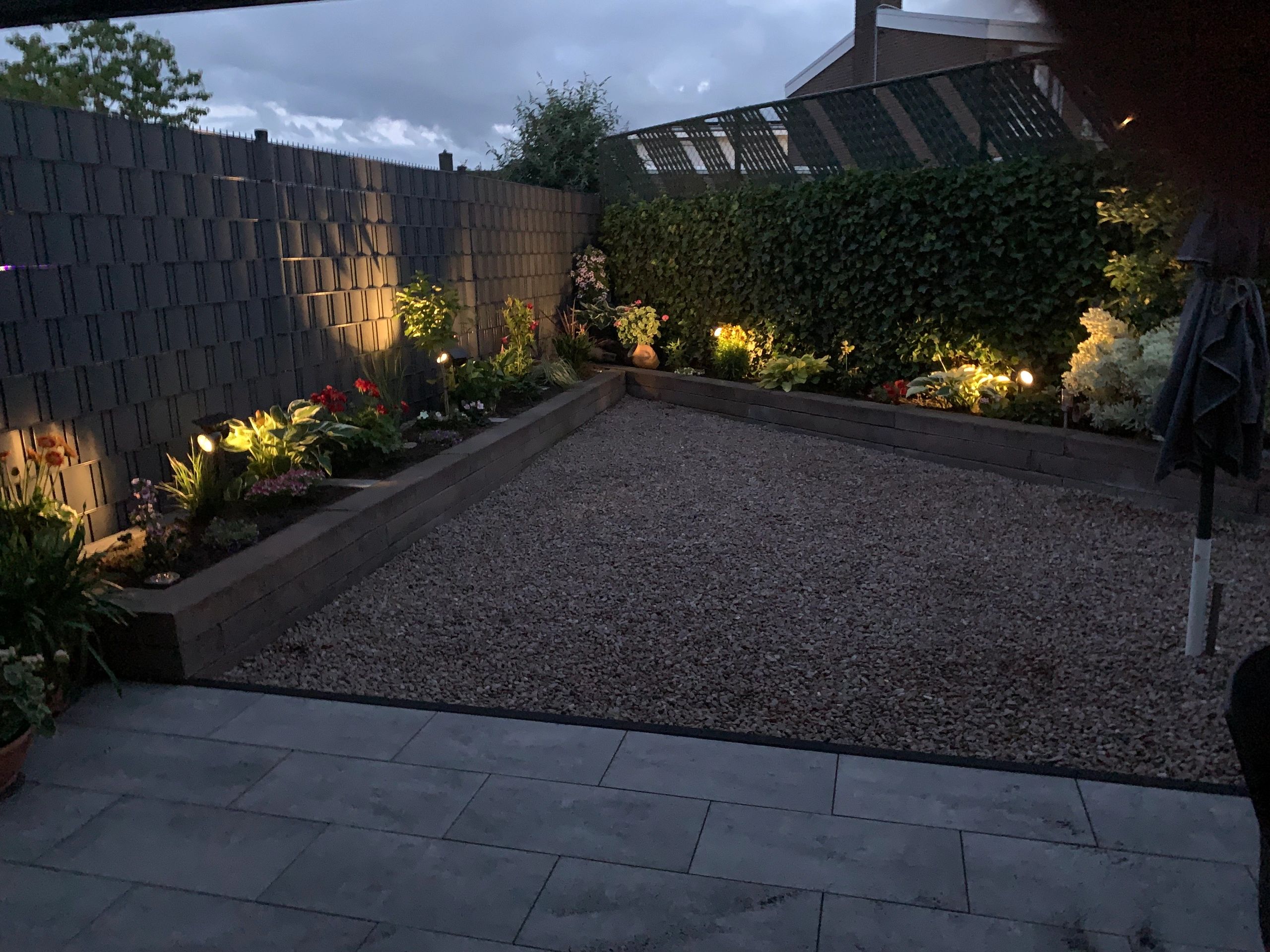 Solar priklamp Vision met twee spots en 5 lichtstanden
