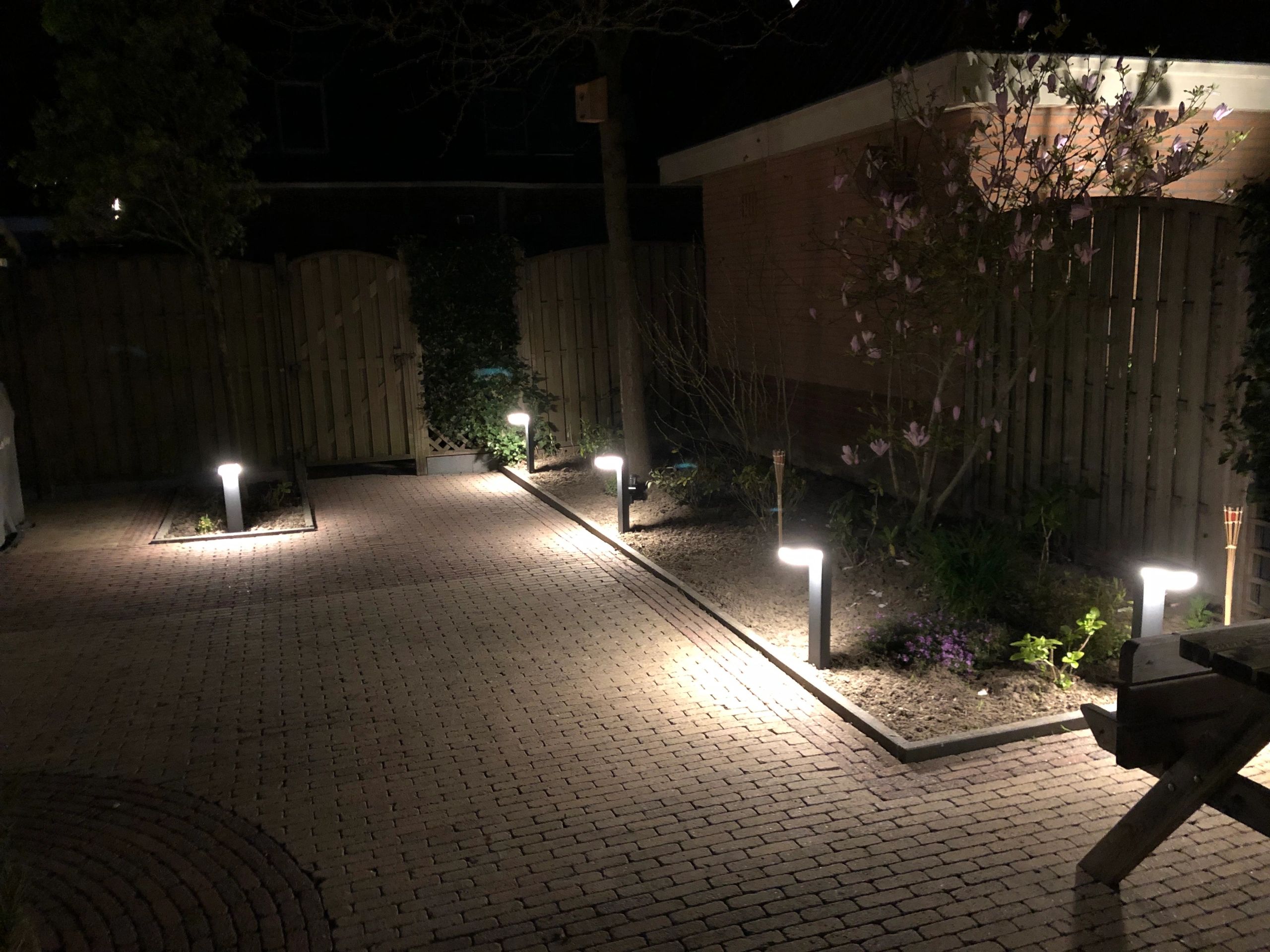 Solar LED staande lamp Oslo met bewegingssensor