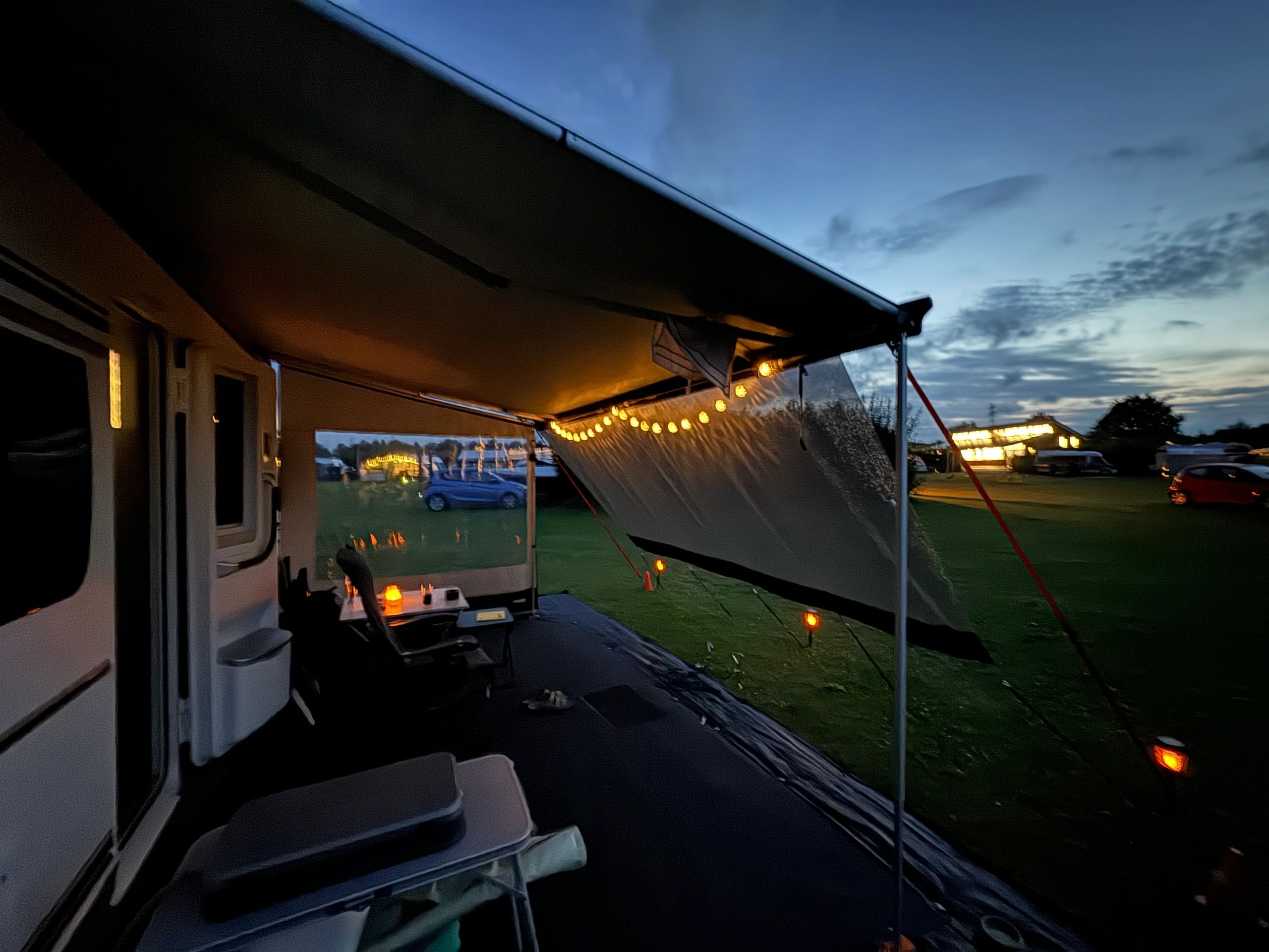 Solar lichtslinger Marrakech met 20 warm witte led lampen