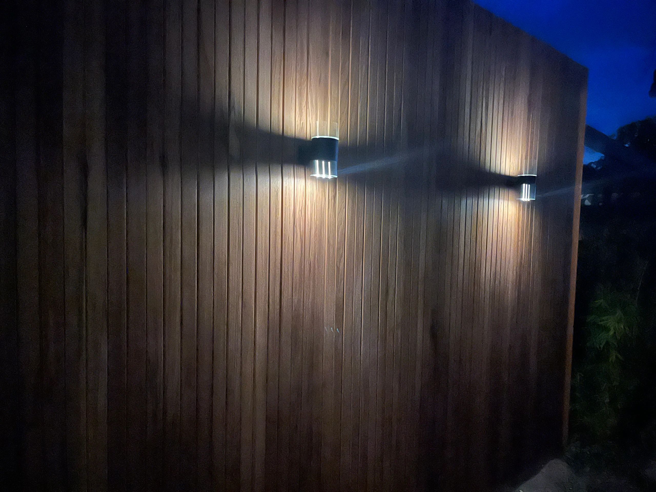 Solar LED wandlamp up downlight Sverre rond