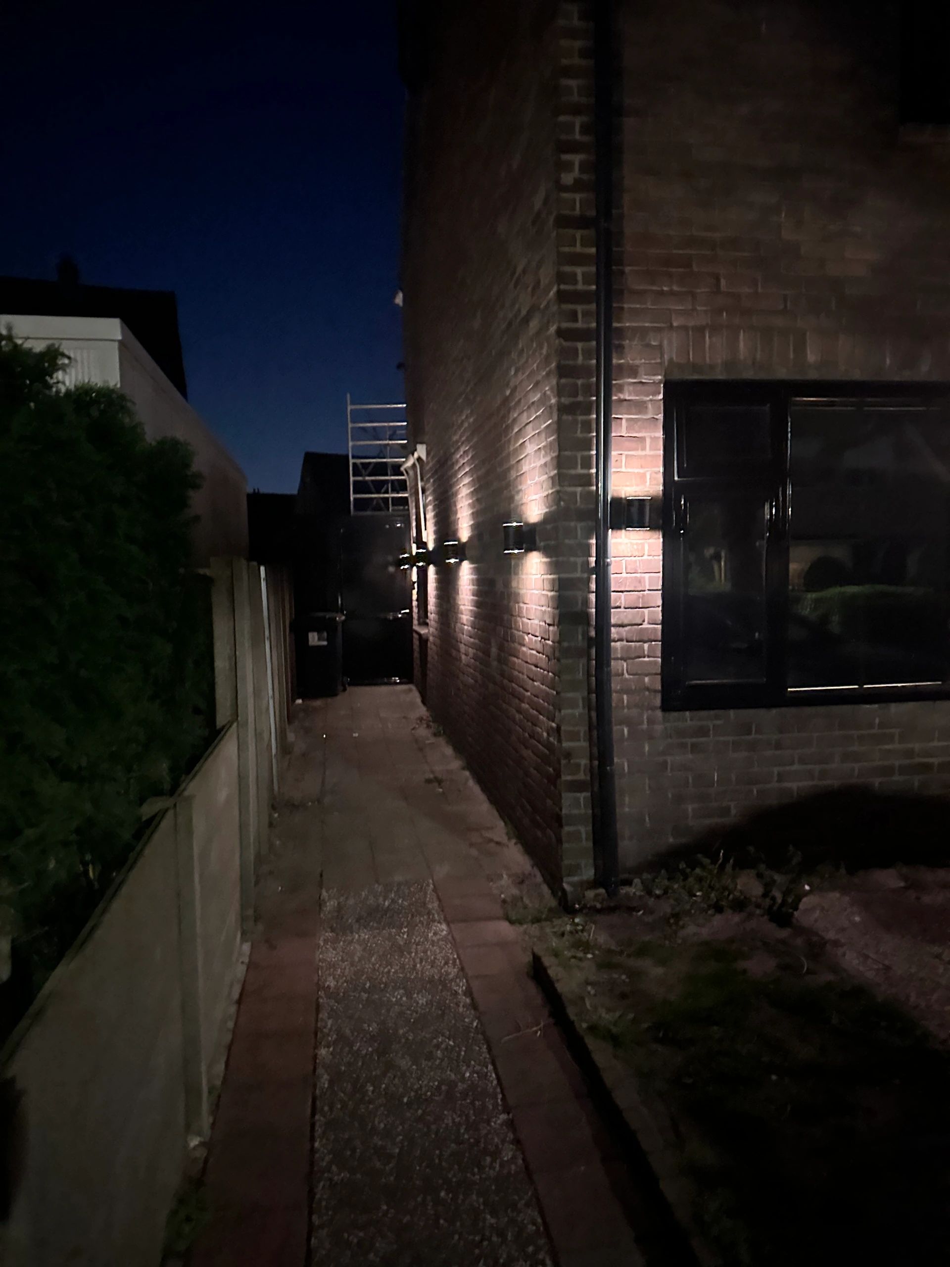 Solar wandlamp up downlight Sverre | Rond ontwerp | Warm wit licht | Optie met bewegingssensor