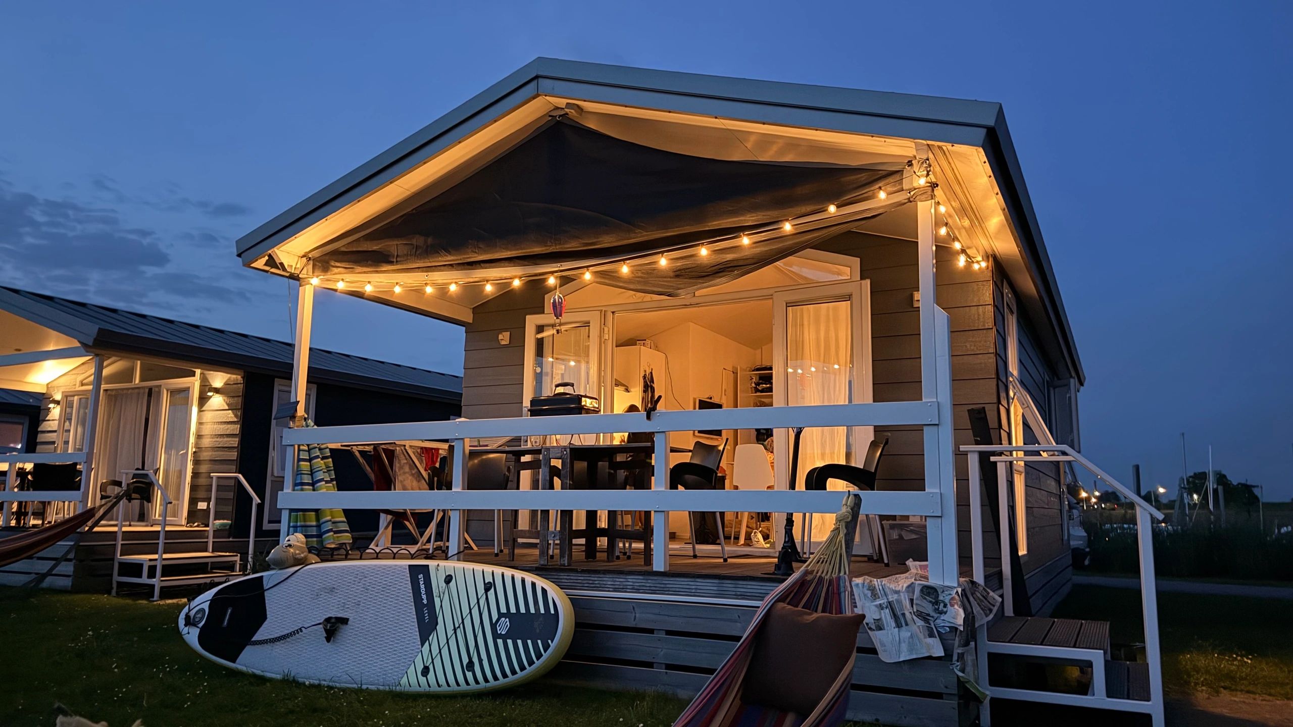 Solar lichtslinger Chain | Met 10 warm witte led filament lampen