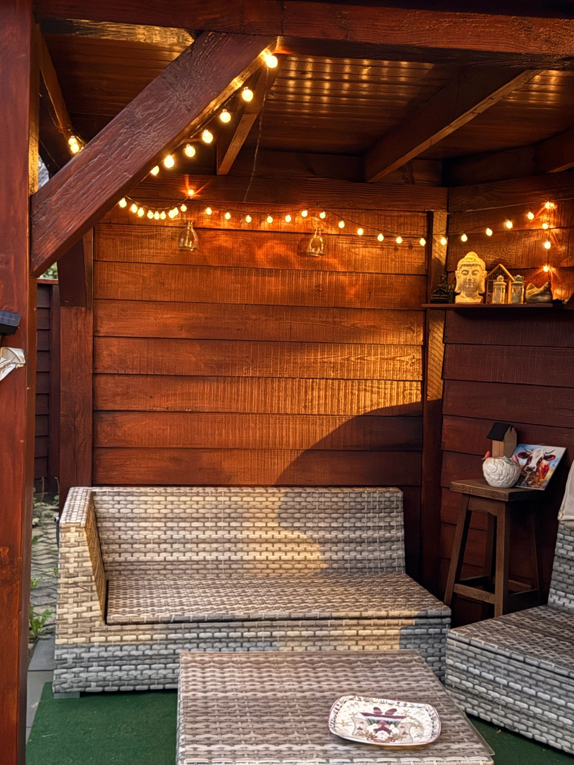 Solar lichtslinger Bubble met 50 warm witte led lampen