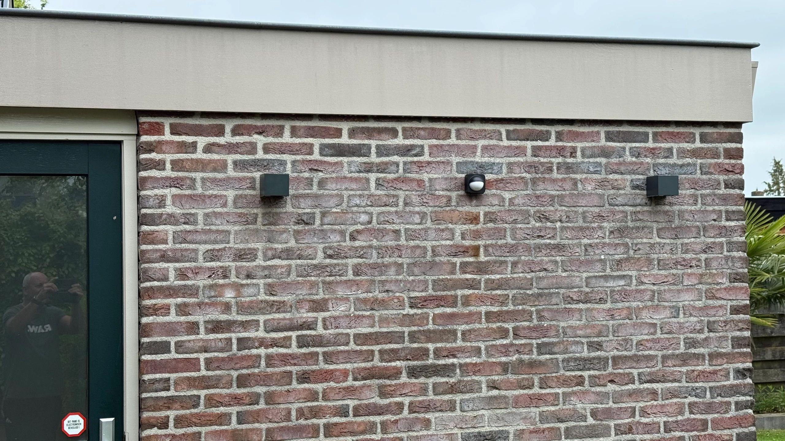 Solar LED wandlamp op zonne energie Sven recht - Voordeelset van 2 stuks
