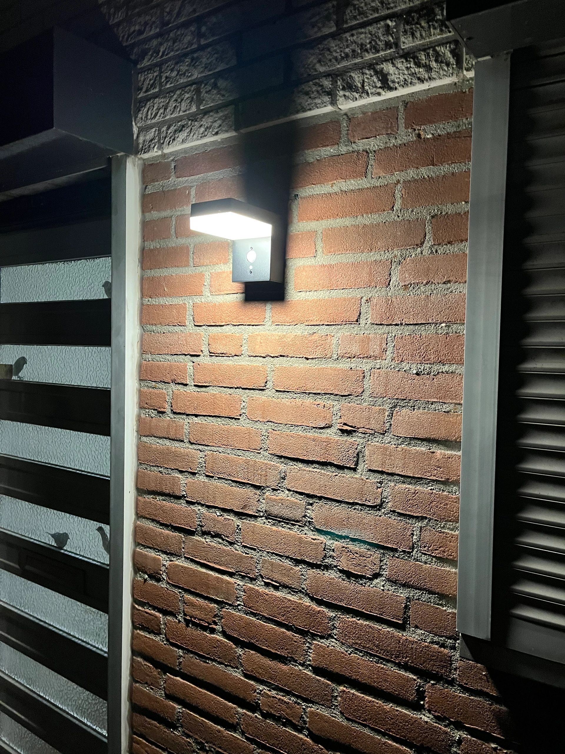 Solar wandlamp Oslo warm wit licht met bewegingssensor