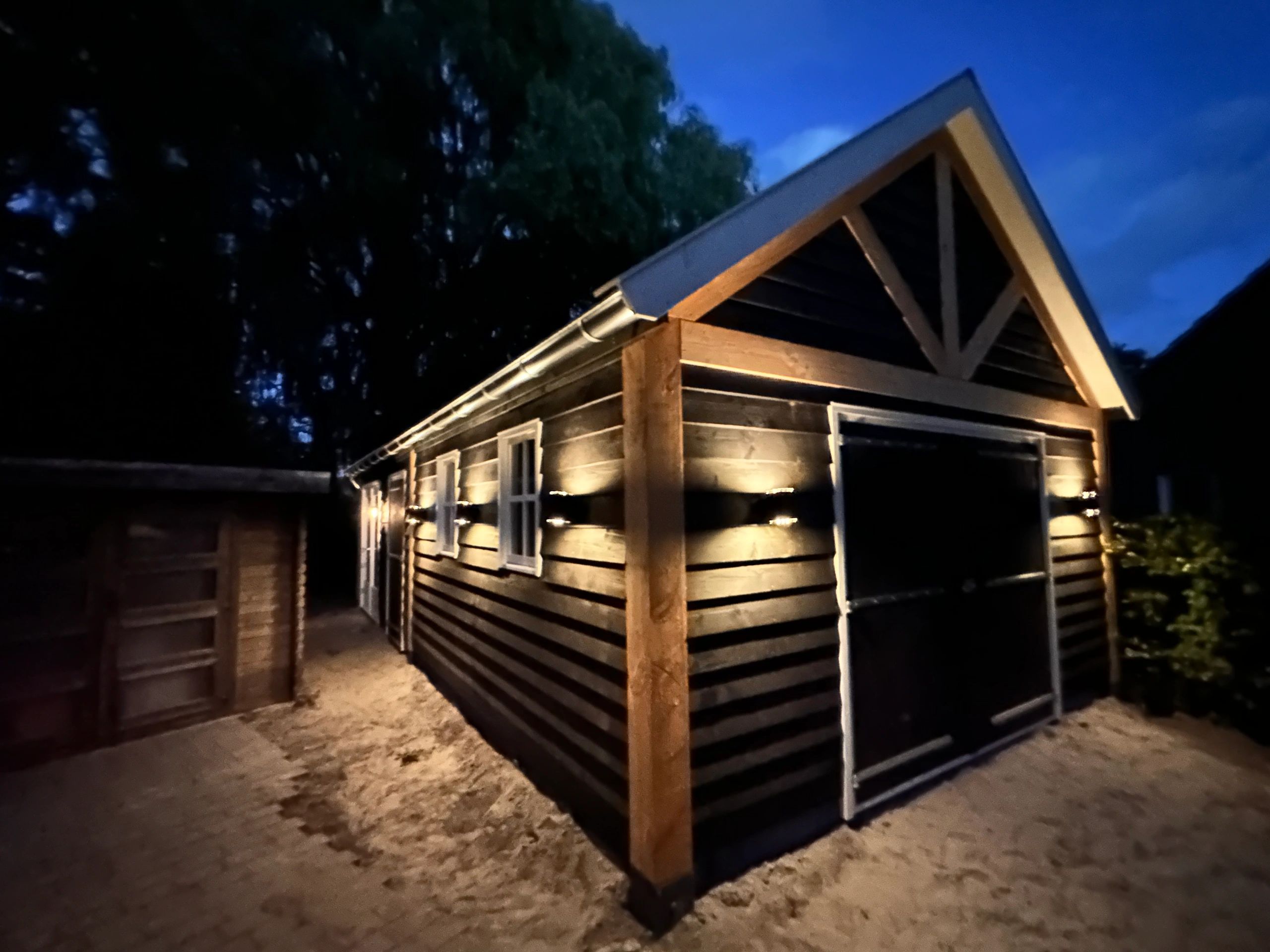 Solar LED wandlamp up downlight Sverre recht - Voordeelset van 2 stuks