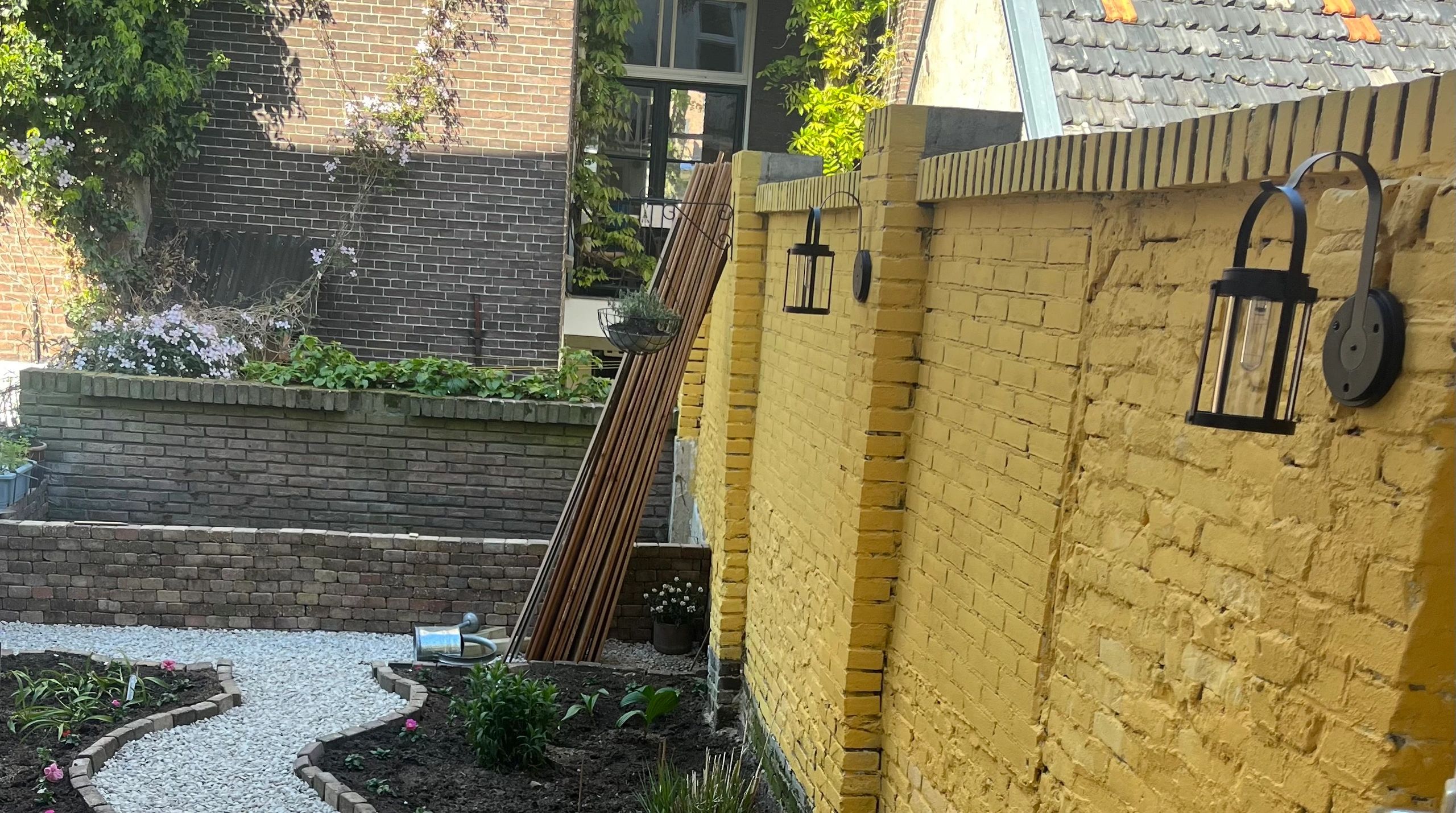 Solar wandlamp Venice met led filament lamp