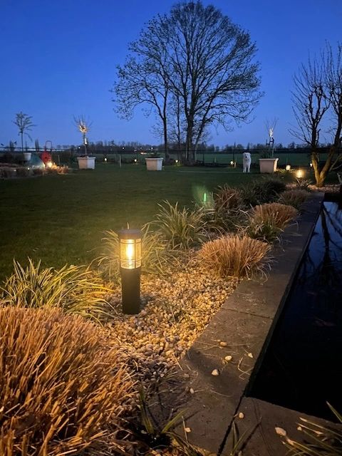 Solar priklamp Saturn met warm wit licht