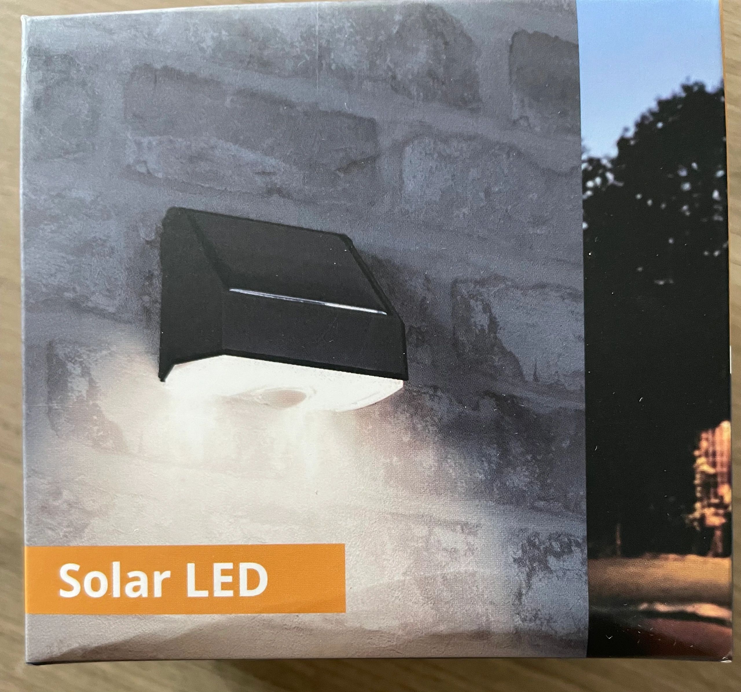 Solar Wandlamp Beam met schemer- en bewegingssensor op zonne-energie set van 4 stuks