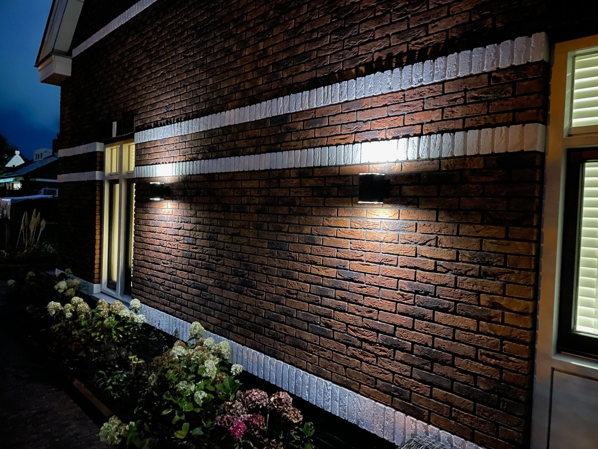 Solar LED wandlamp up downlight Sverre recht