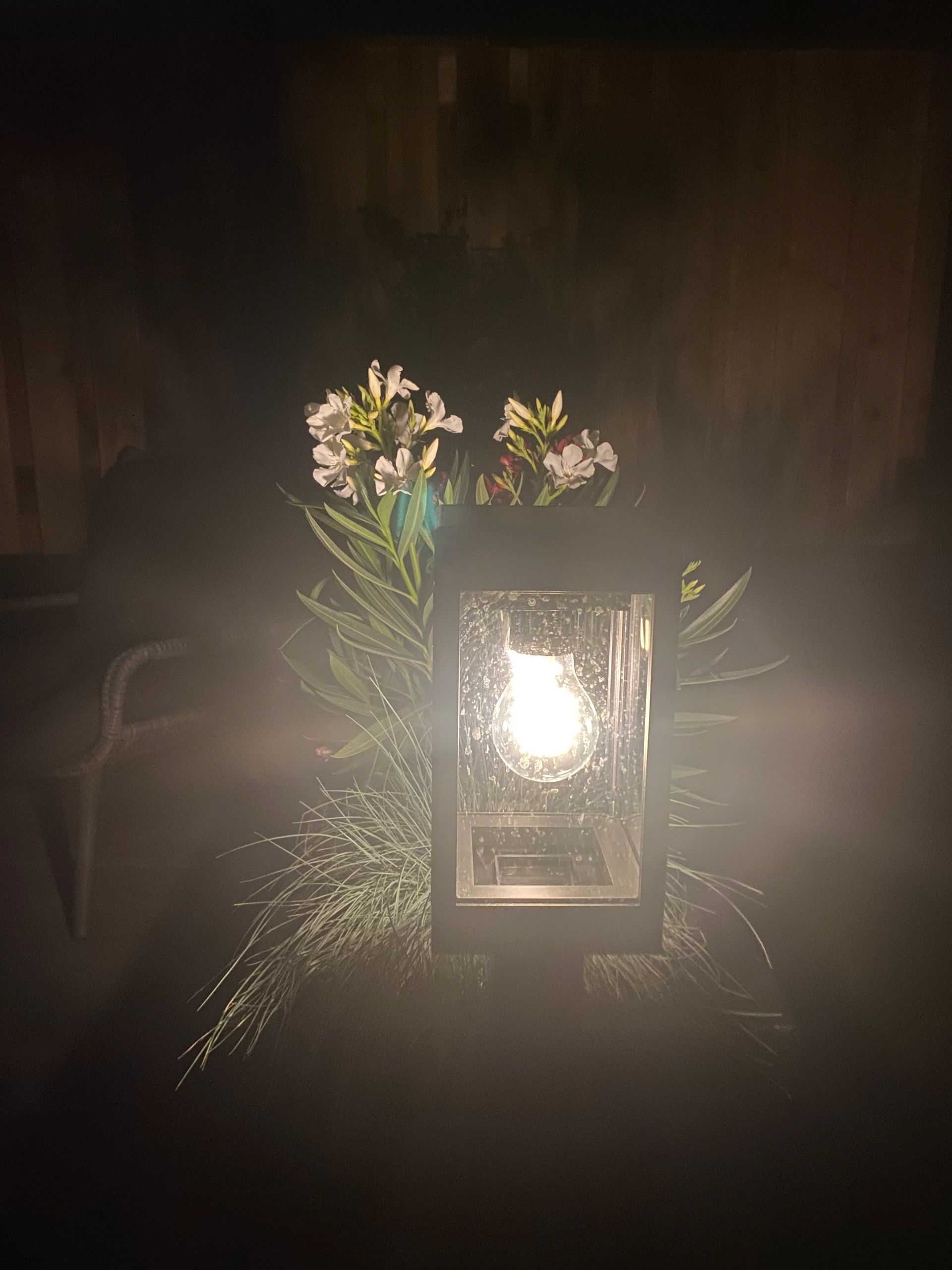 Solar staande lamp Cube op zonne-energie - Warm wit filament