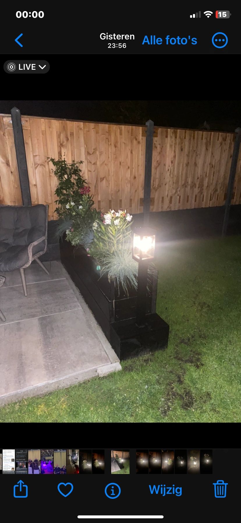 Solar staande lamp Cube op zonne-energie - Warm wit filament