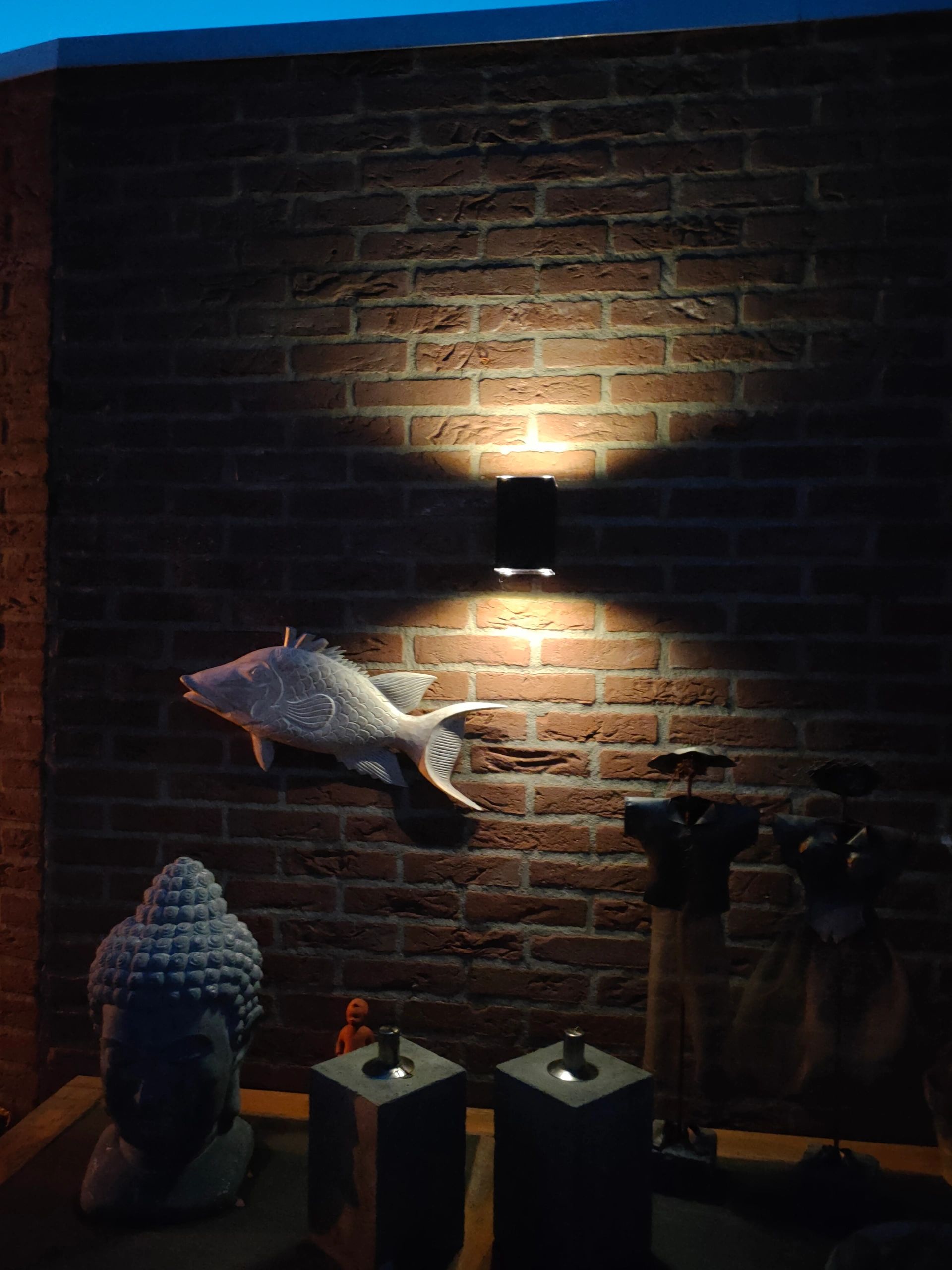 Solar LED wandlamp up downlight Sverre recht