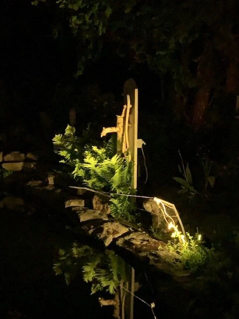 Solar LED lantaarn Genie met realistisch vlam-effect - op zonne energie