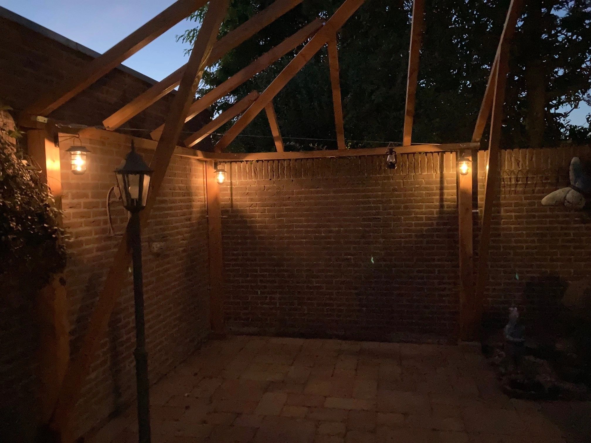 3 stuks Zwarte solarlamp Sting - hanglamp, priklamp en tafellamp-in 1