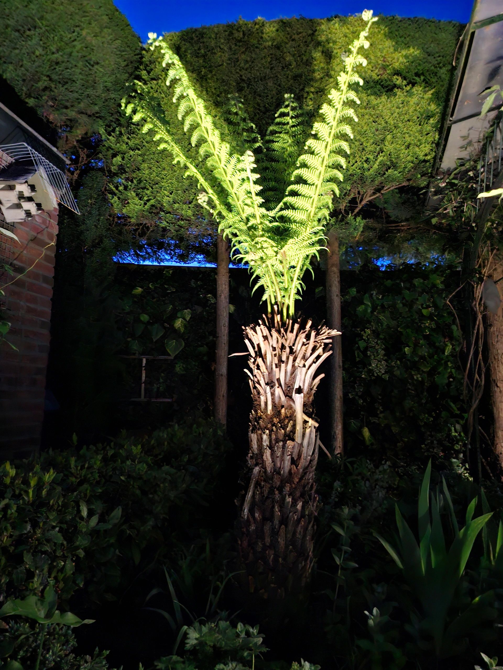 Solar spot Highlight voor wandmontage of grondspies warm wit voordeelset 4