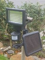 Solar beveiligingslamp Secur II met bewegingsmelder los paneel