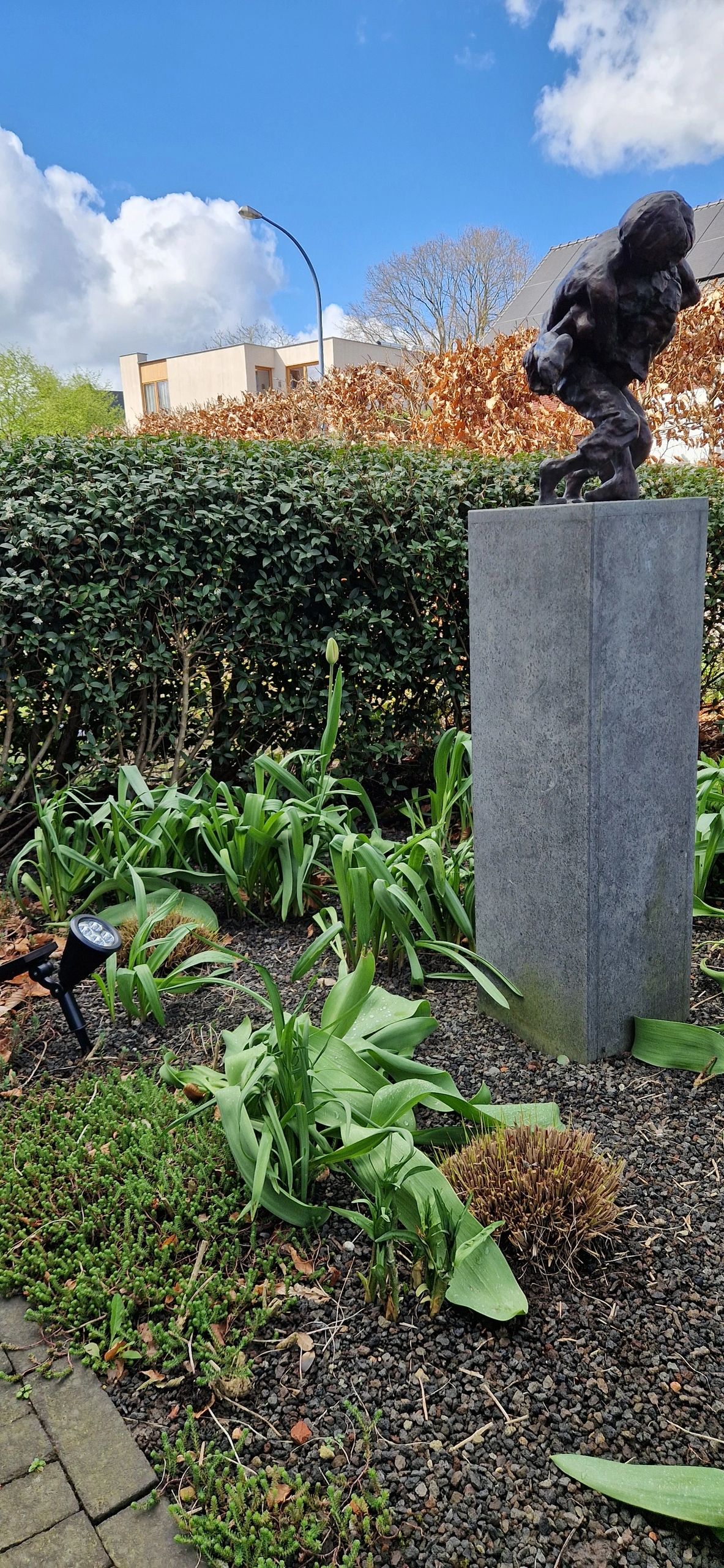 Solar spot Highlight voor wandmontage of grondspies warm wit voordeelset 2