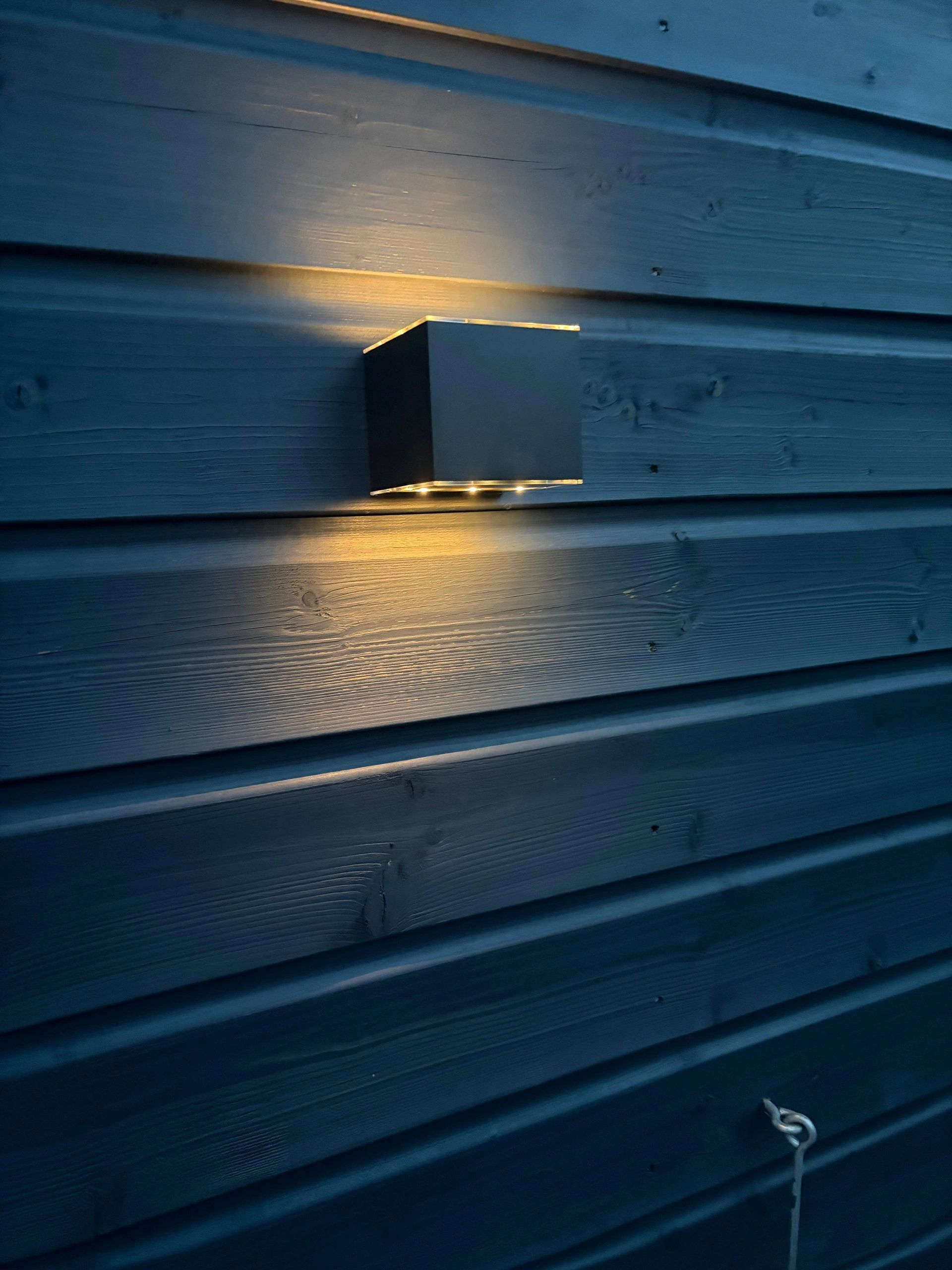 Solar LED wandlamp up downlight Emme | Warm wit licht | Voordeelset van 2 stuks | Rechte afwerking